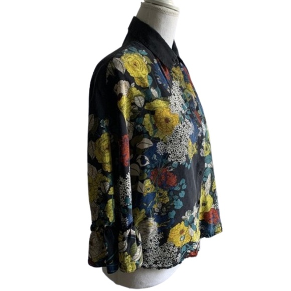 Sandro Silk Floral Blouse - Picture 1 of 11